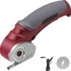 Cordless Electric Scissors 4V Rechargeable Box Cutter for Cardboard Fabric Leather with Safety Lock